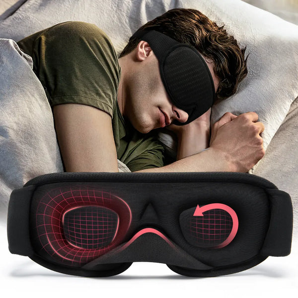 3D Sleep Mask for Travel and Night Use