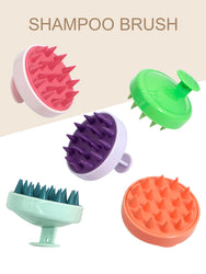 Silicone Scalp Massager & Shampoo Brush