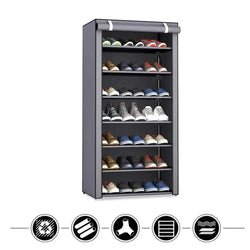 Space-Saving Shoe Rack Organizer & Dustproof Shoe Cabinet