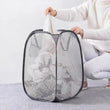 Mesh Pop-Up Foldable Laundry Basket