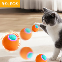 ROJECO Smart Interactive Bouncing Ball Cat Toy