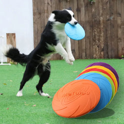 OUZEY Bite-Resistant Dog Training Flying Disc Toy